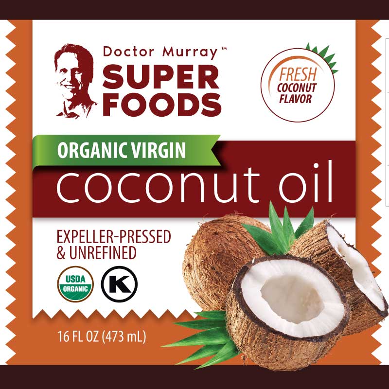 Coconut Oil Bottle Label