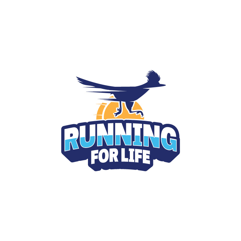 Running for life logo image